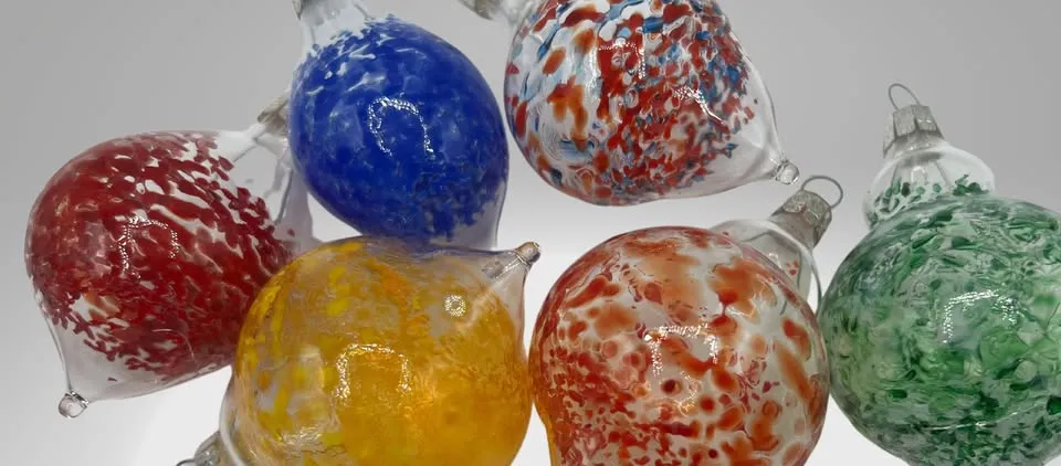 Blown Glass Ornaments @ Serious Brewing Co