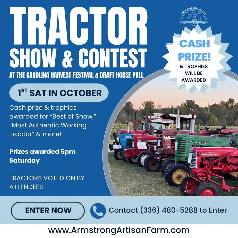 Tractor Show at the Carolina Harvest Festival
