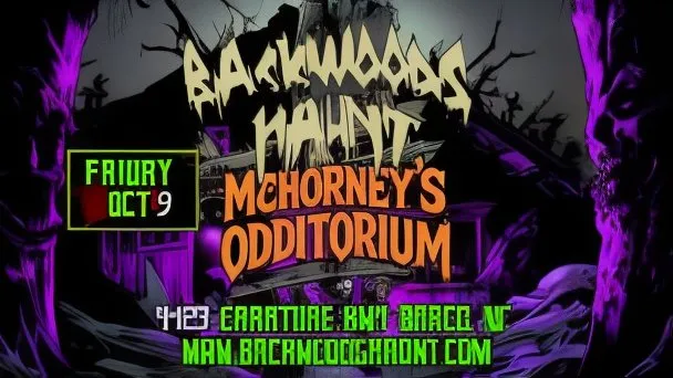 BACKWOODS HAUNT NIGHT 2 OCT 9TH