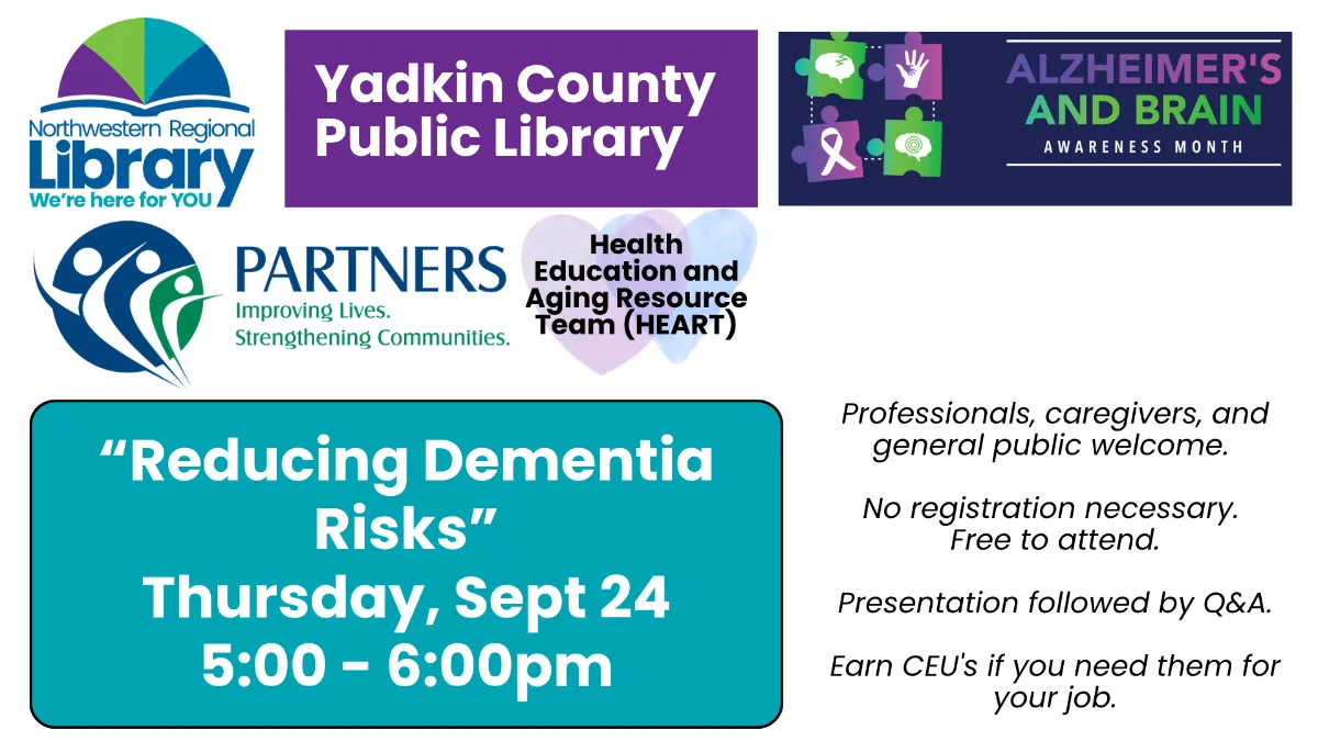 Partners Health: "Reducing Dementia Risks"