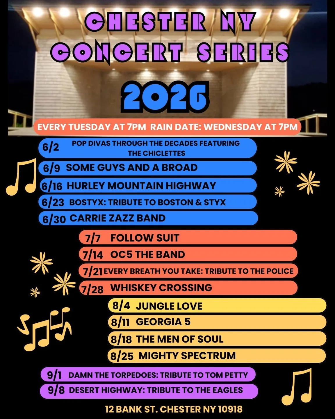 Chester NY Concert Series