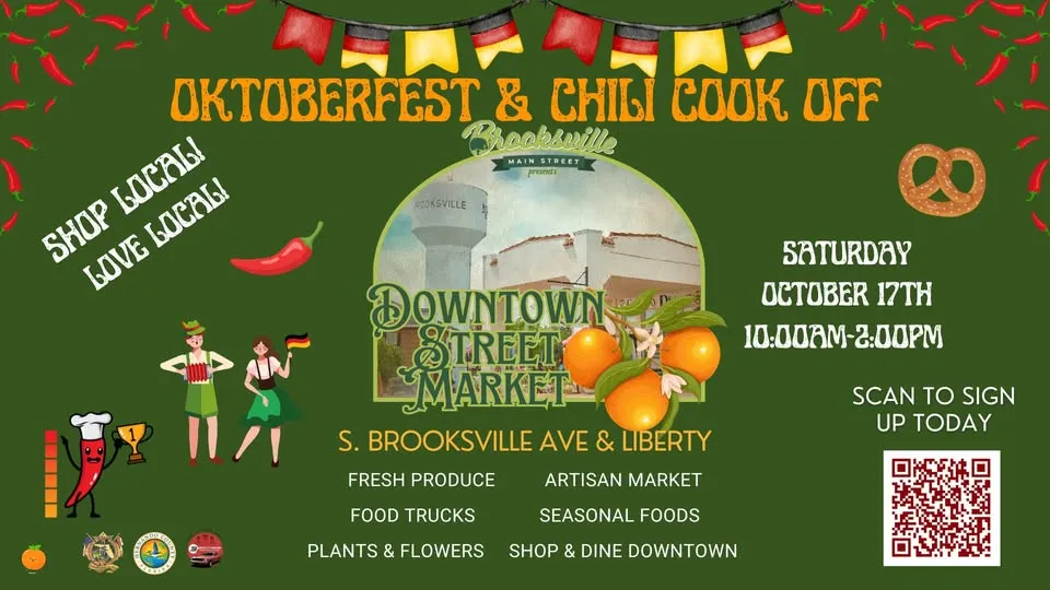Downtown Street Market- Oktoberfest & Chili Cookoff 2026