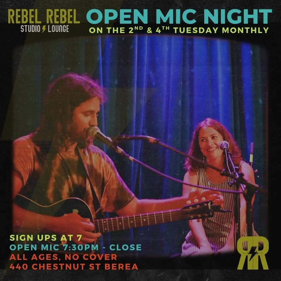 Rebel's 2nd & 4th Tuesday Open Mic