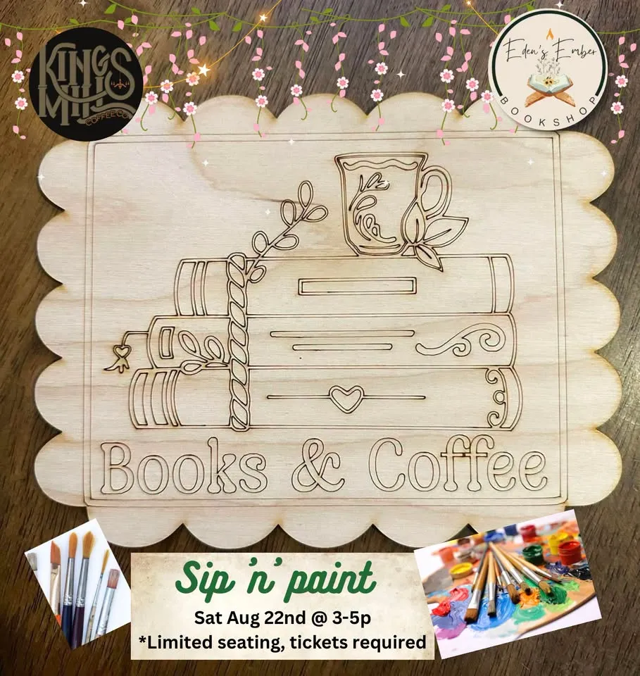 Sip 'n' Paint at Eden's Ember Bookshop