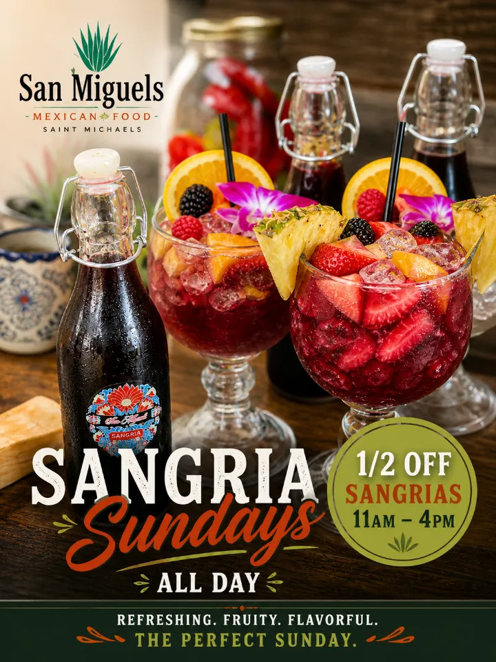 Sangria Sundays at San Miguels Mexican Food