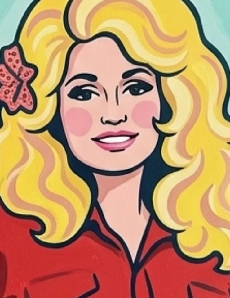 Adult/Teen Art Class with Live DJ - Country.Paint & Groove - I love Dolly Parton