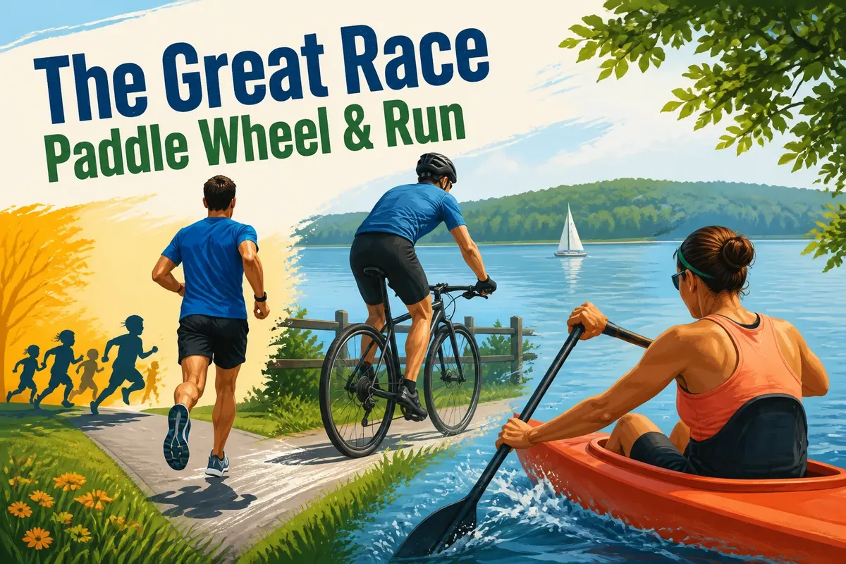 The Great Race Paddle Wheel & Run