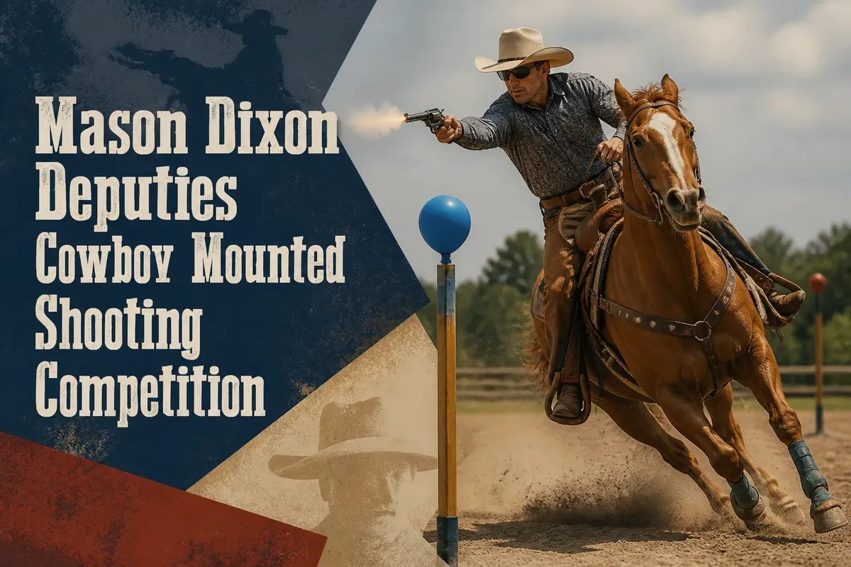 Mason Dixon Deputies Cowboy Mounted Shooting Competition