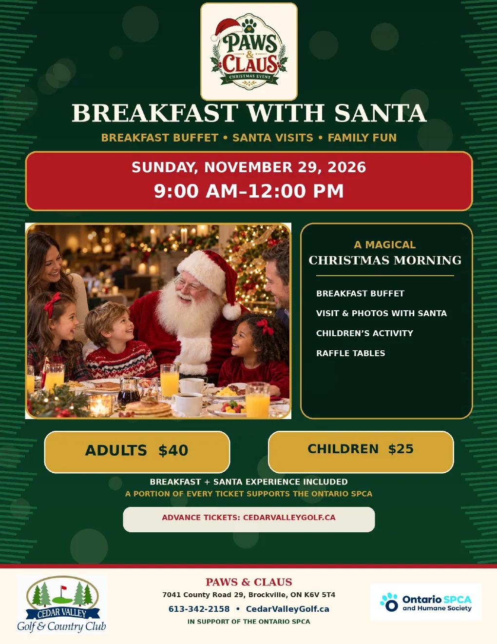 Breakfast with Santa