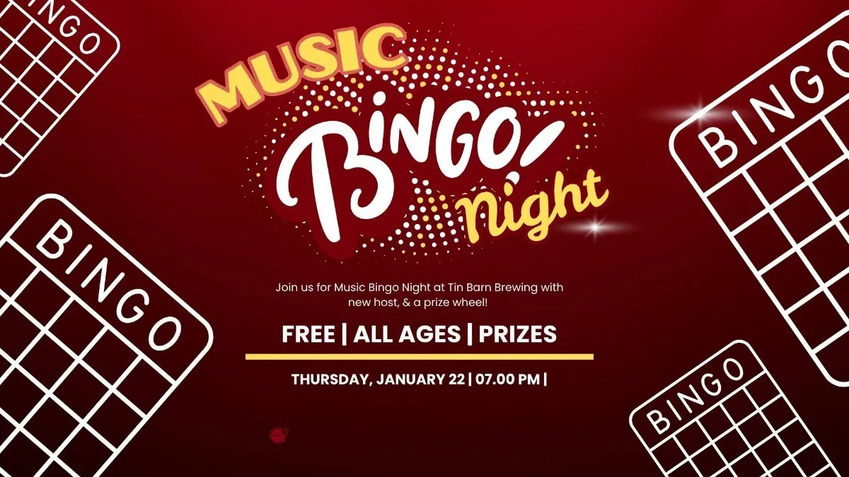 Music Bingo Night @ Tin Barn Brewing