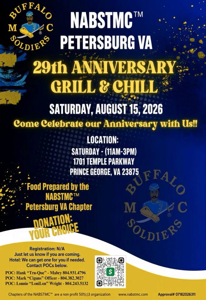 Buffalo Soldiers 29th Anniversary Grill & Chill