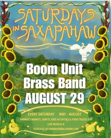 Saturdays In Saxapahaw: Boom Unit Brass Band