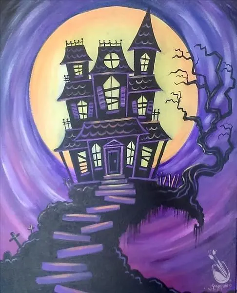 Haunted House Acrylic Workshop
