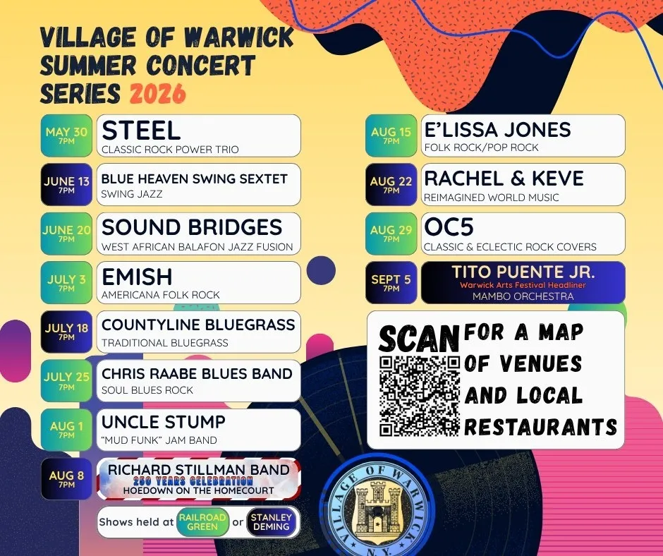Village of Warwick NY Summer Concert Series