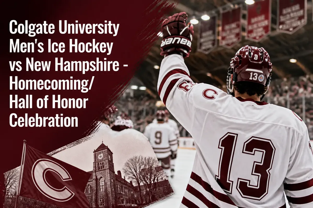 Colgate University Men's Ice Hockey vs New Hampshire - Homecoming/Hall of Honor Celebration