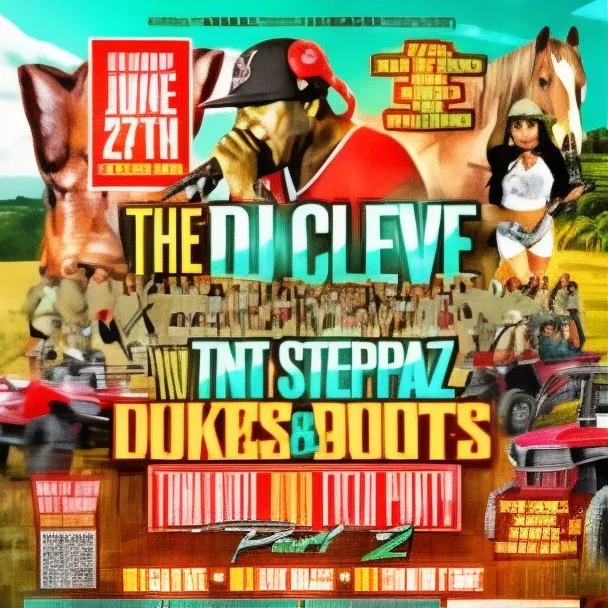 DJ CLEVE & THE TNT STEPPAZ DUKES AND BOOTS TRAILRIDE/FIELD PARTY PART II