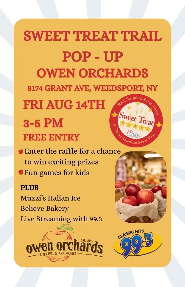 Sweet Treat Trail Pop-Up at Owen Orchards