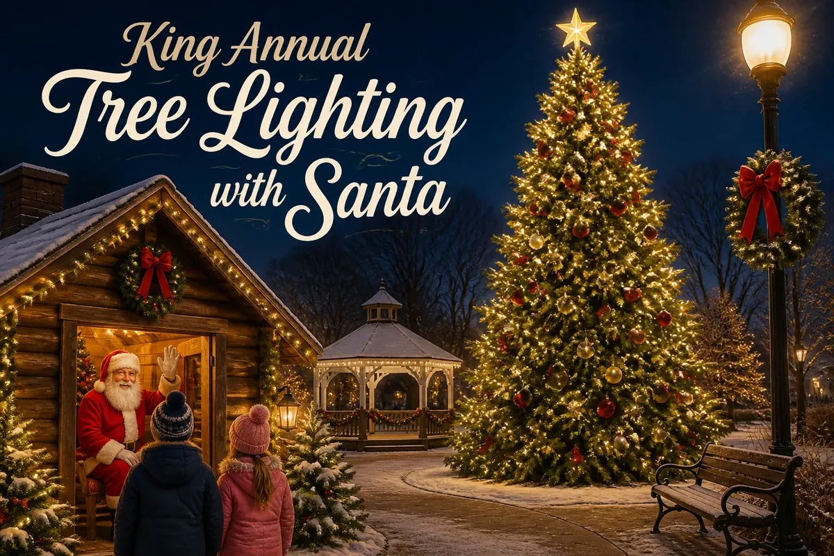 King Annual Tree Lighting with Santa