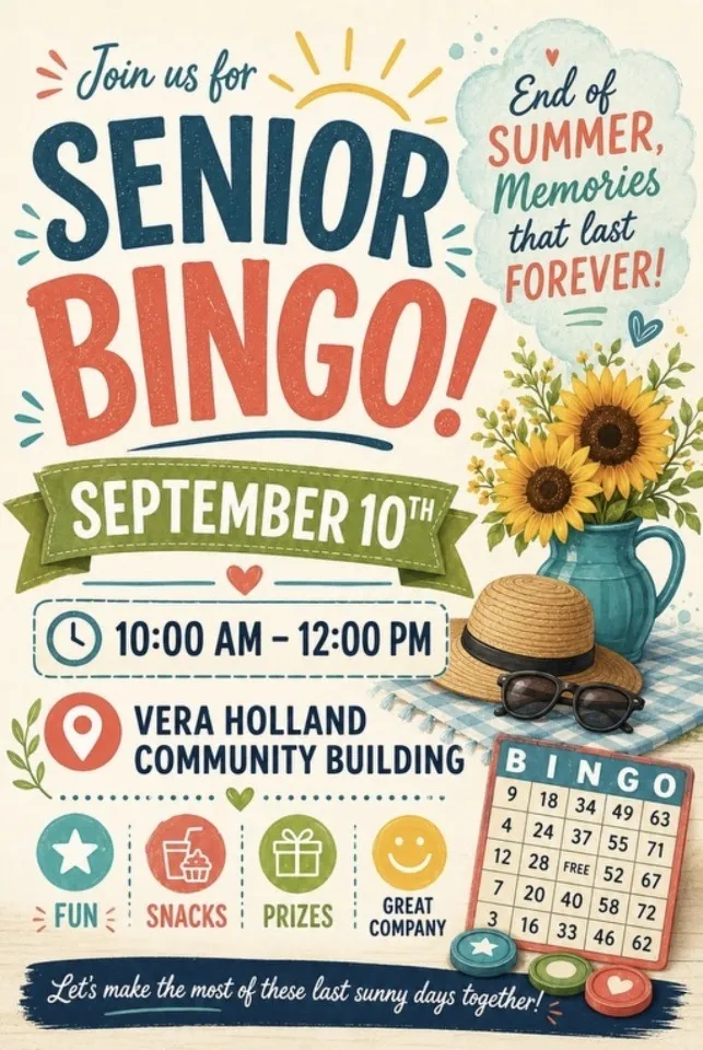 September Senior Bingo