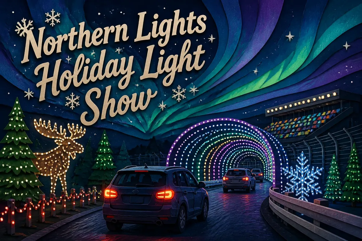 Northern Lights Holiday Light Show