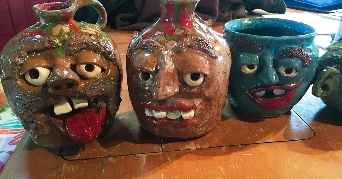 Face Jug Pottery