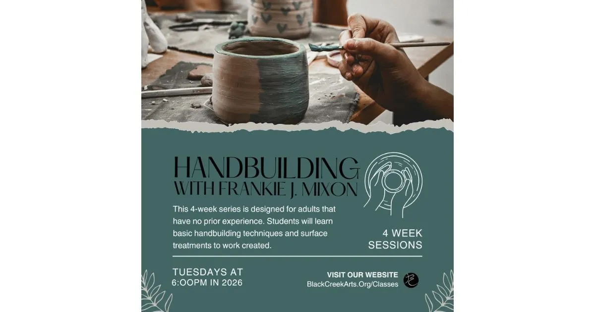 Handbuilding for Adults with Frankie J. Mixon
