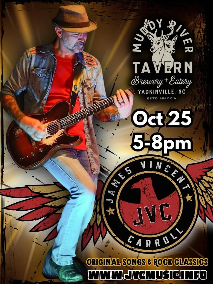 Live Music at the Tavern featuring James Vincent Carroll (JVC)