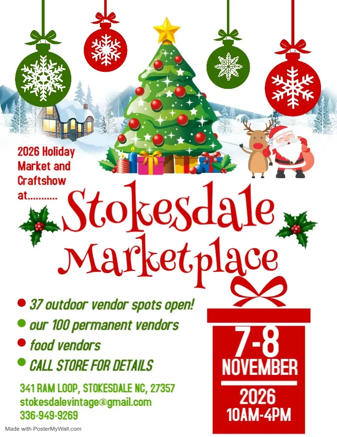 Stokesdale Marketplace's Holiday Market 2026!!!