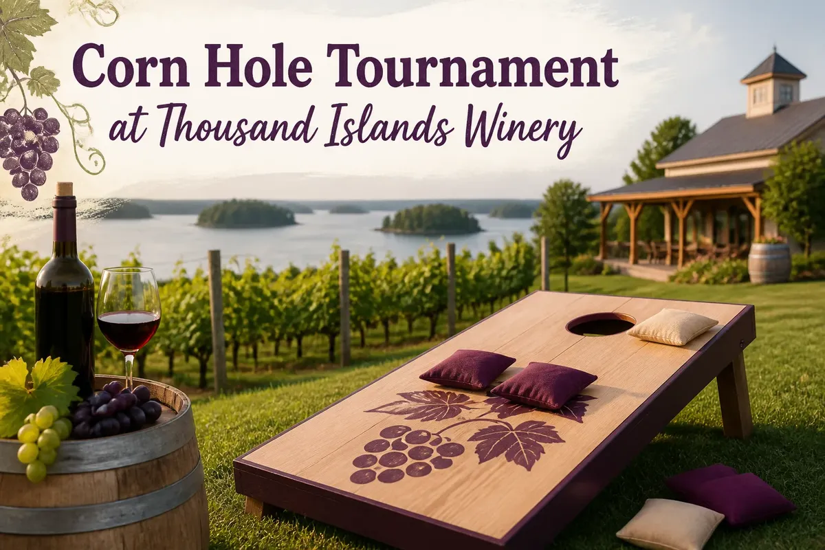 Corn Hole Tournament at Thousand Islands Winery