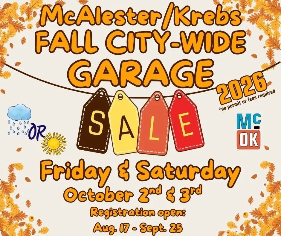 McAlester/Krebs Fall City-Wide Garage Sale