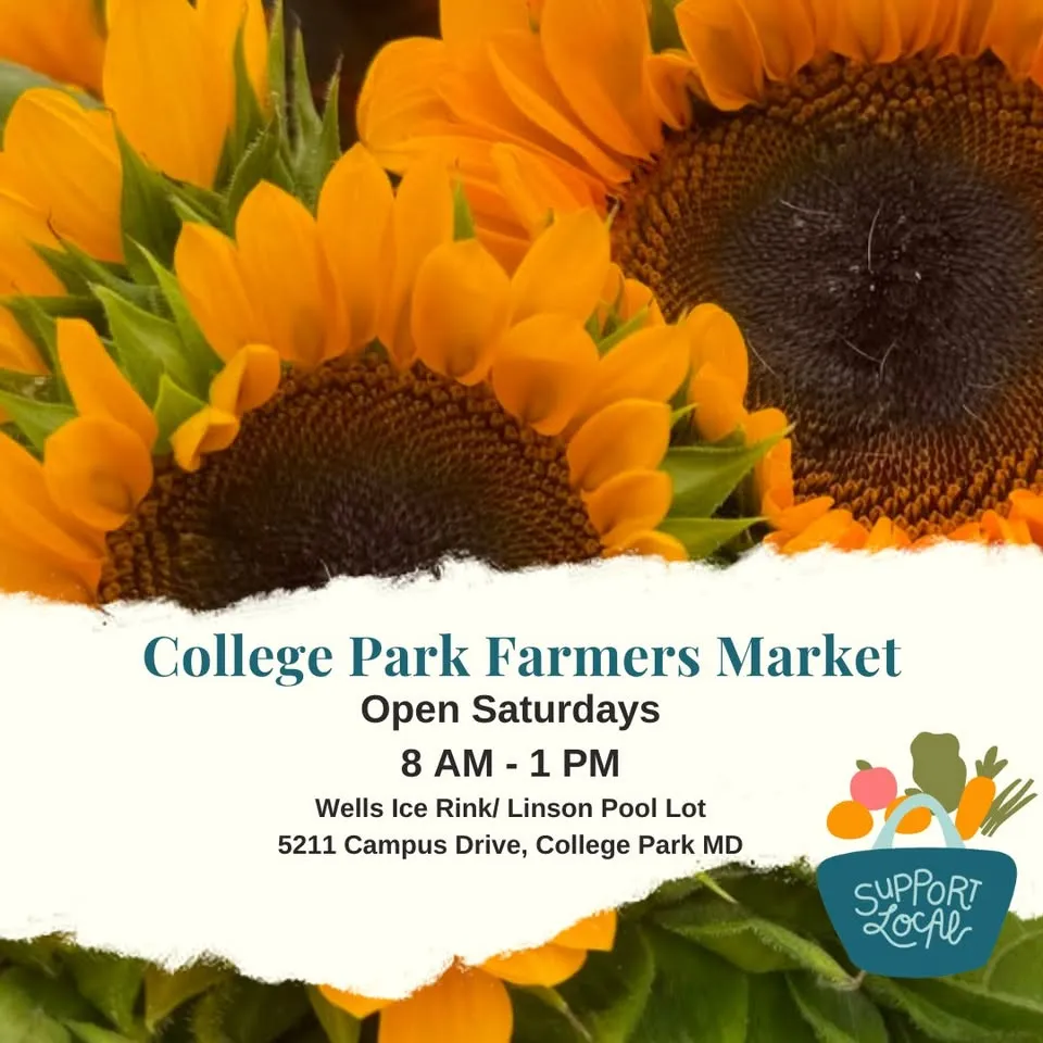College Park Farmer's Market Saturday!