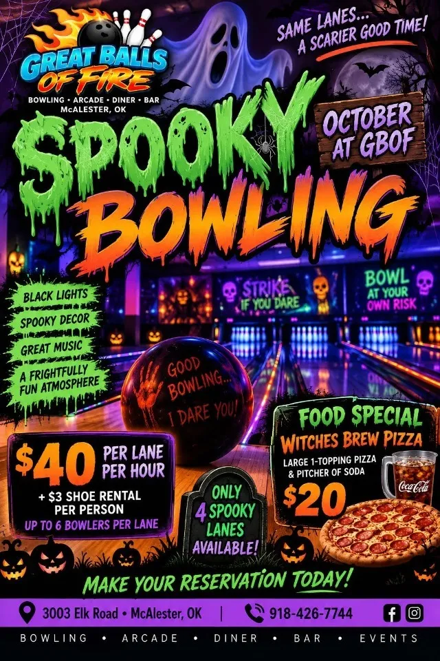 Spooky Bowling - ALL OCTOBER