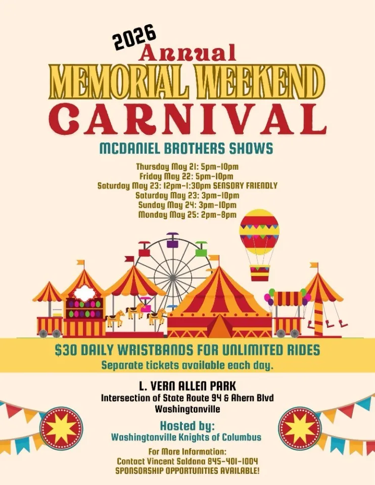 Memorial Weekend Carnival in Washingtonville