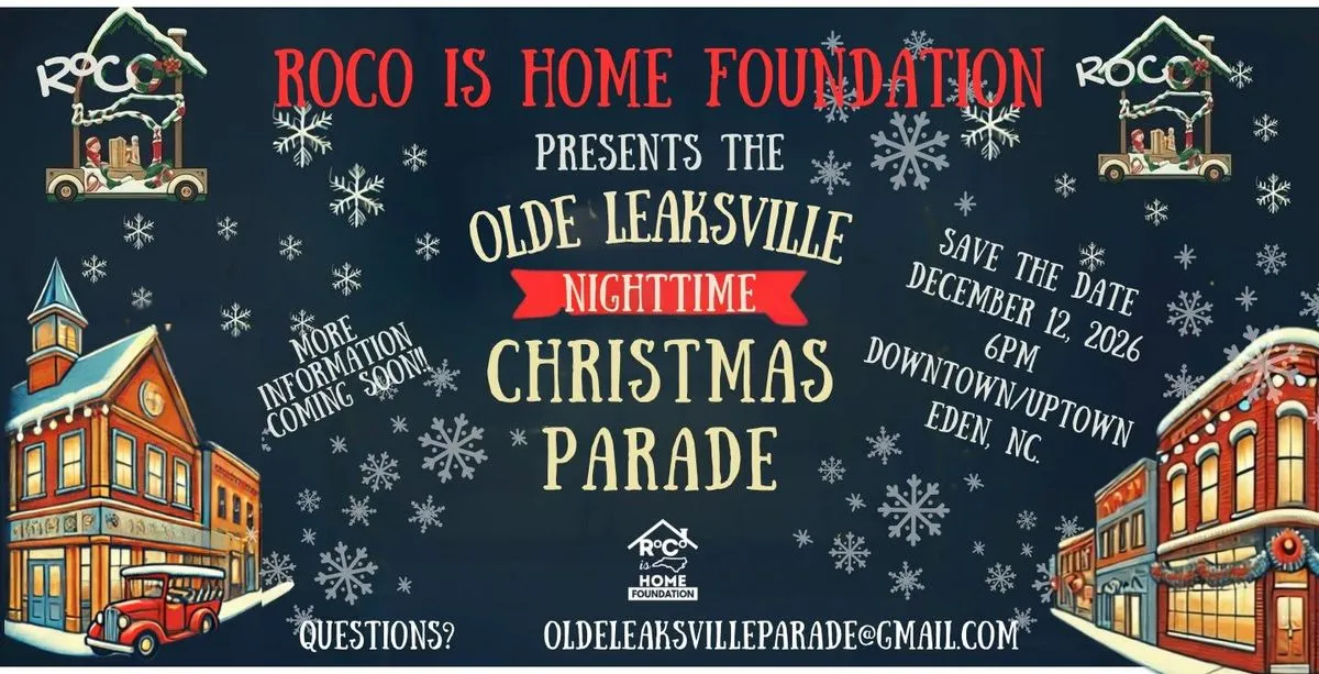 RoCo Is Home Foundation presents the Olde Leaksville Nighttime Christmas Parade