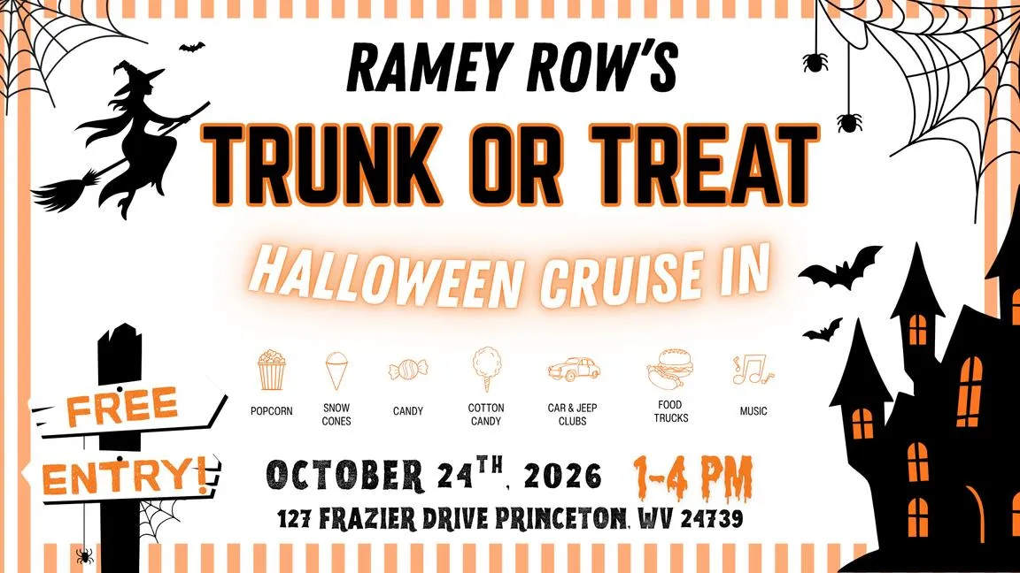 Ramey Row's Trunk or Treat Halloween Cruise In