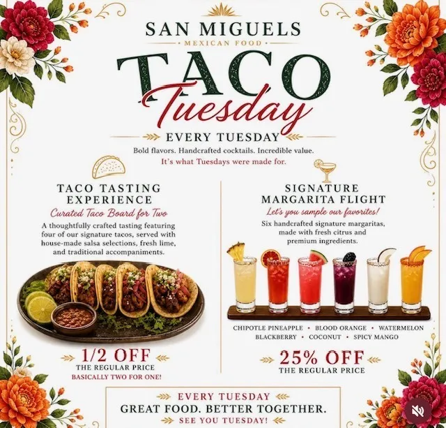 Taco Tuesday at San Miguels