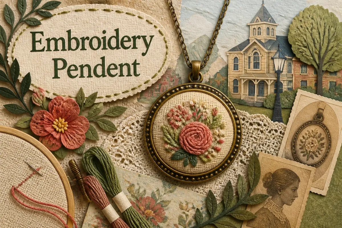 Embroidery Pendent