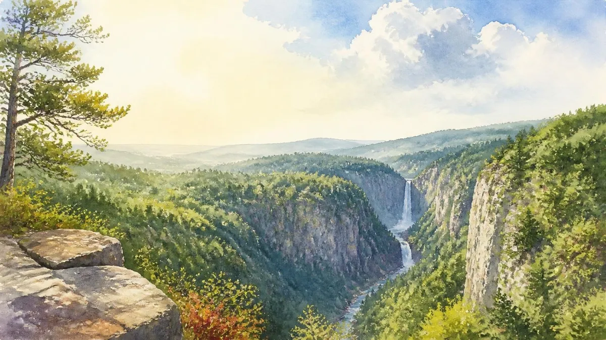 Waterfalls and Watercolors