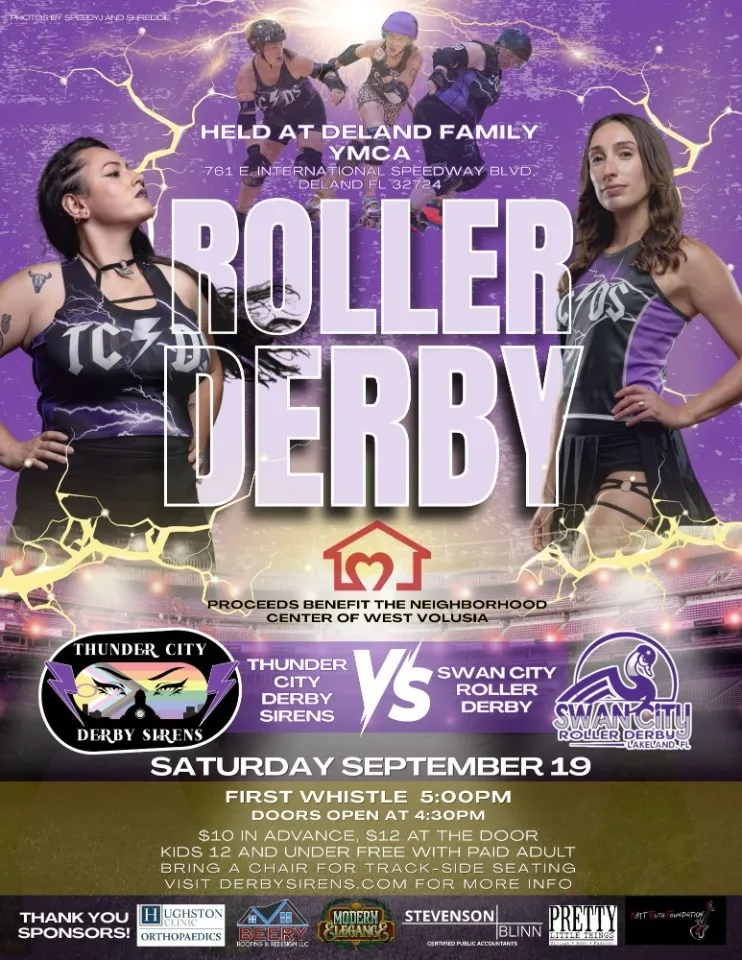 Thunder City Derby Sirens VS Swan City Roller Derby