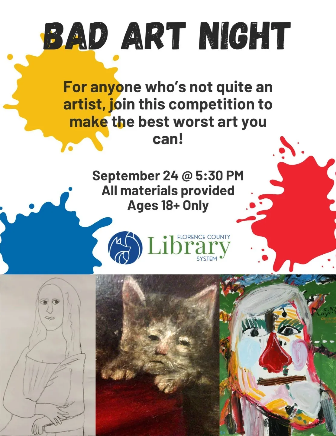 Bad Art Night - Ages 18+
