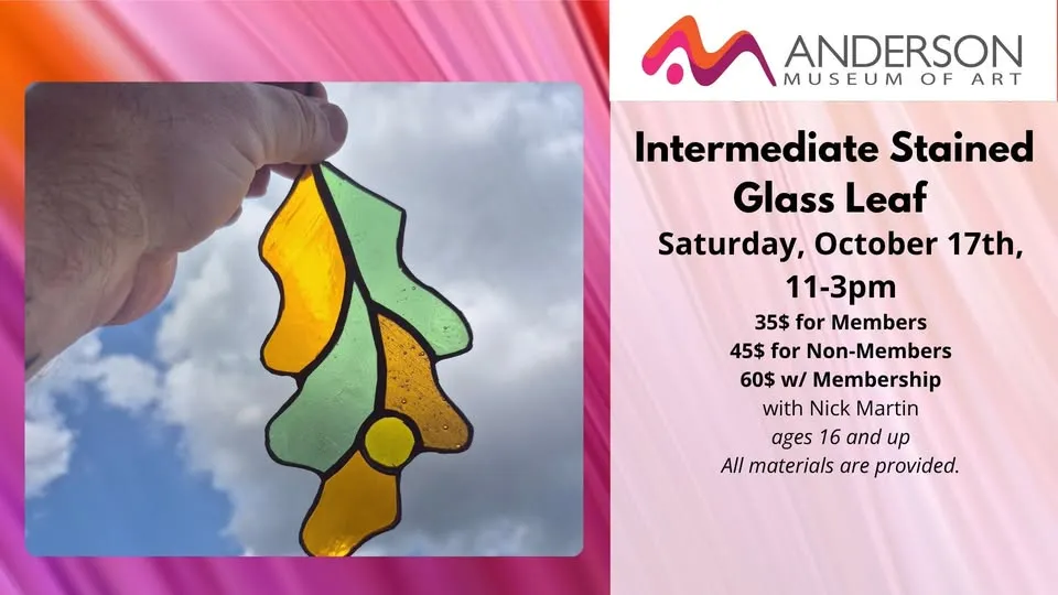 Intermediate Stained Glass Leaf