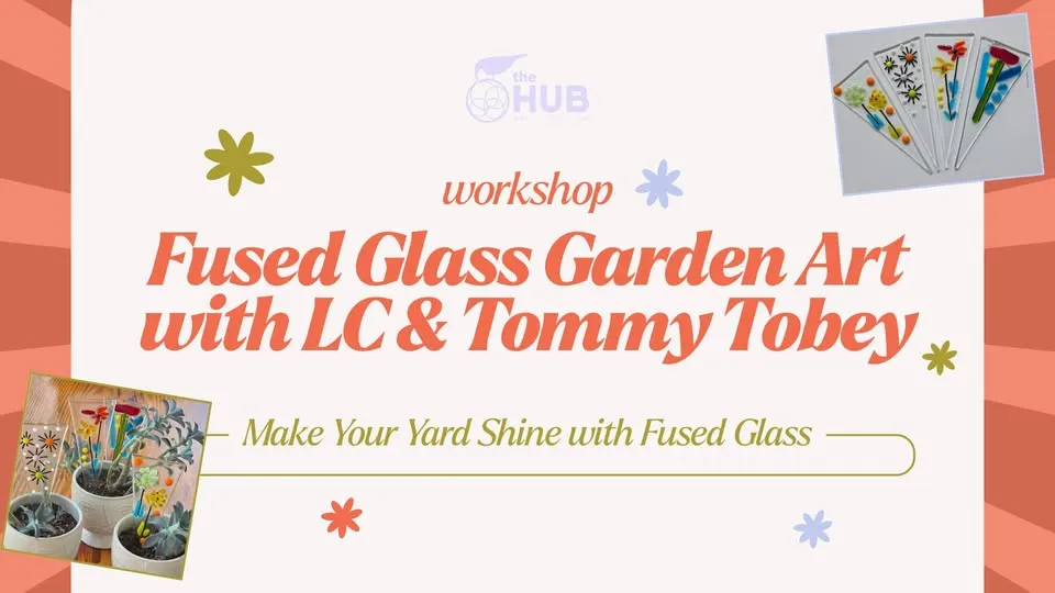 Fused Glass Garden Art with LC and Tommy Tobey
