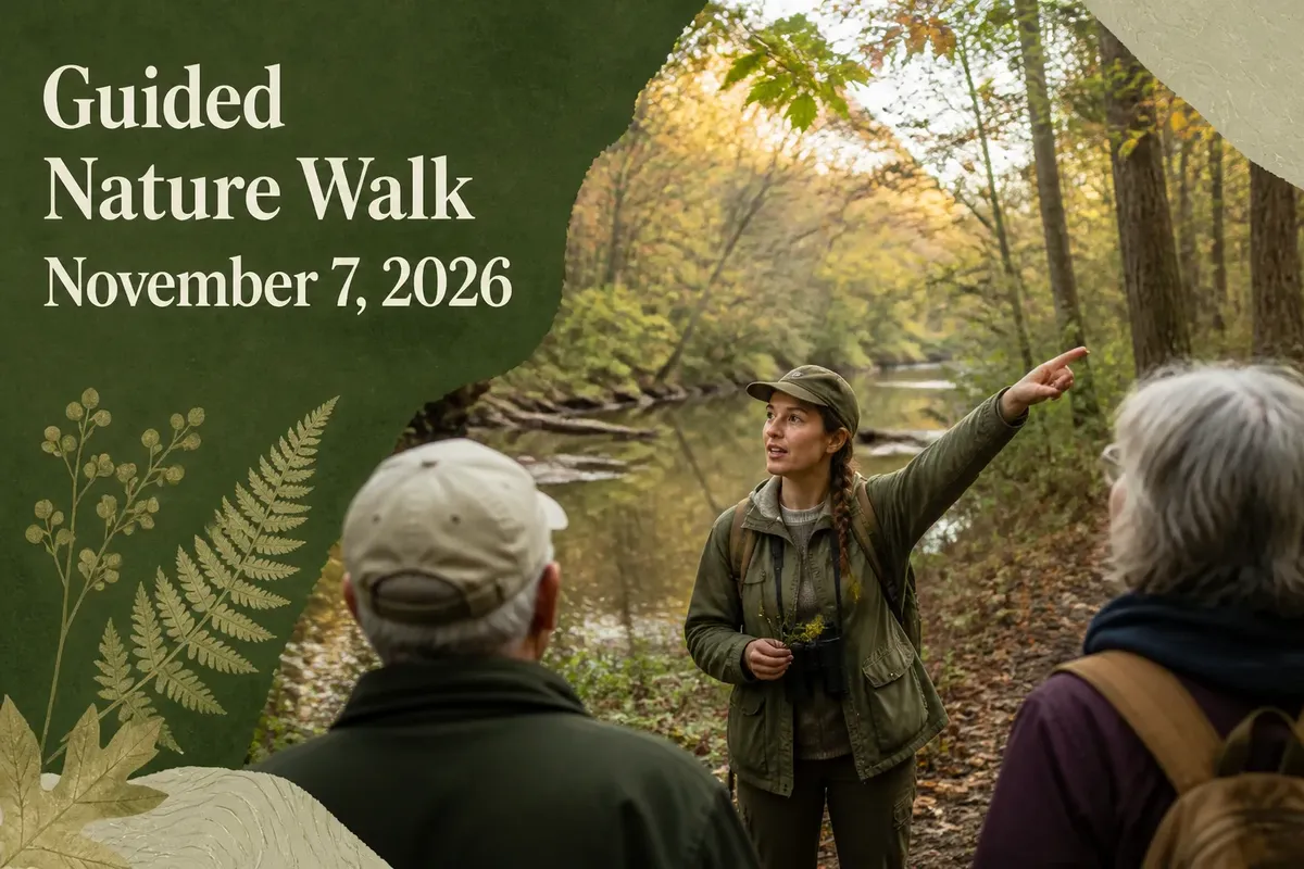 Guided Nature Walk November 7, 2026