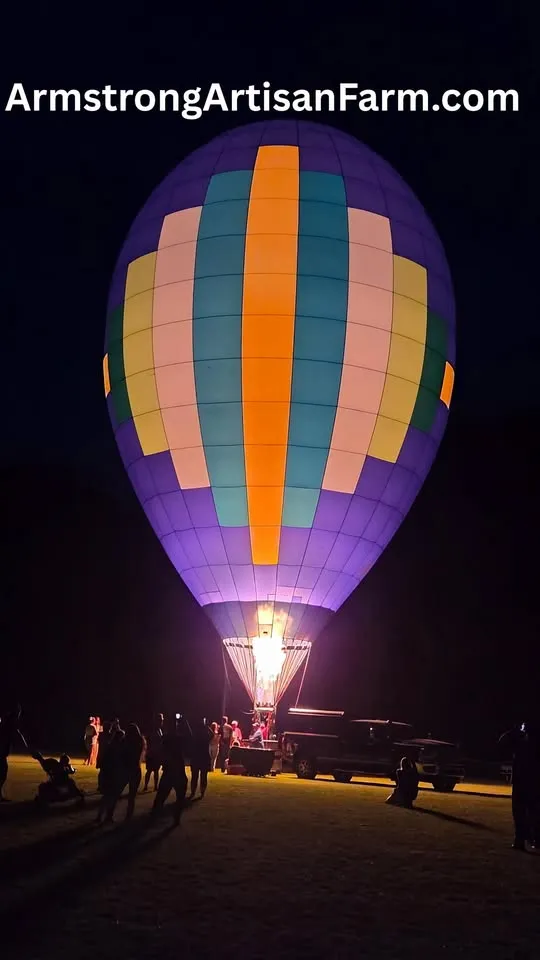 Hot Air Balloon and Balloon Glow!