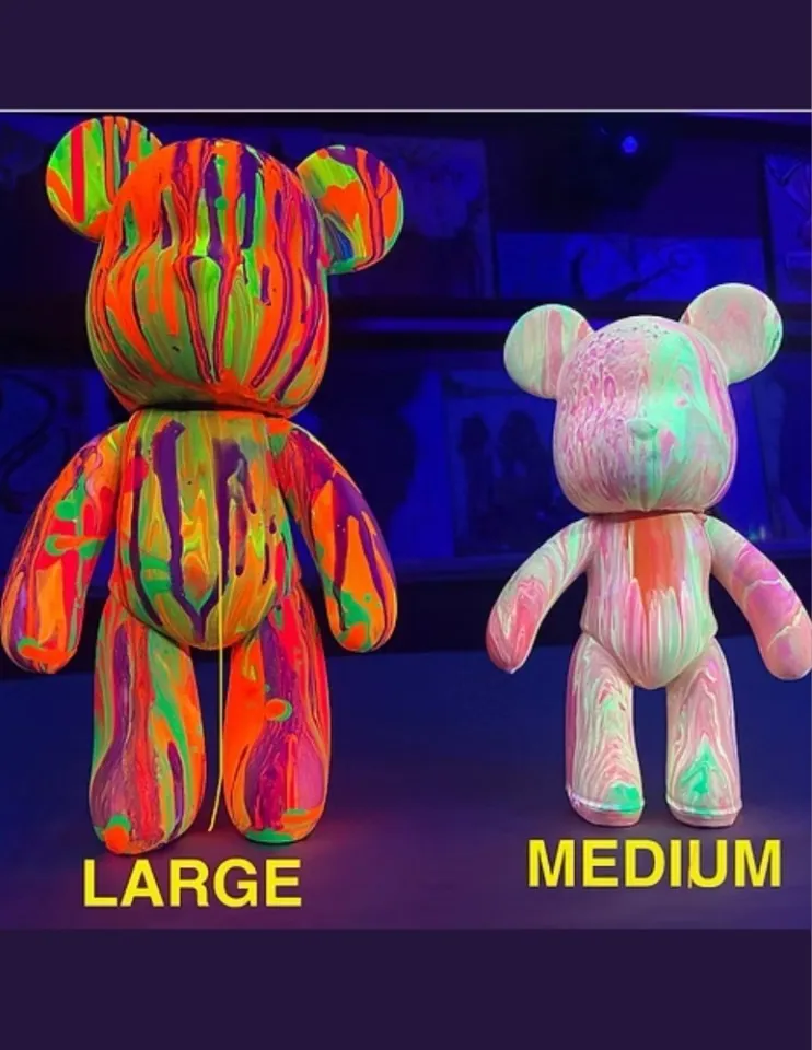 Adult/Teen Art Class - Fluid Bear - Pour in the Dark