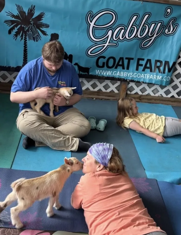 Baby Goat Snuggles at the Farm