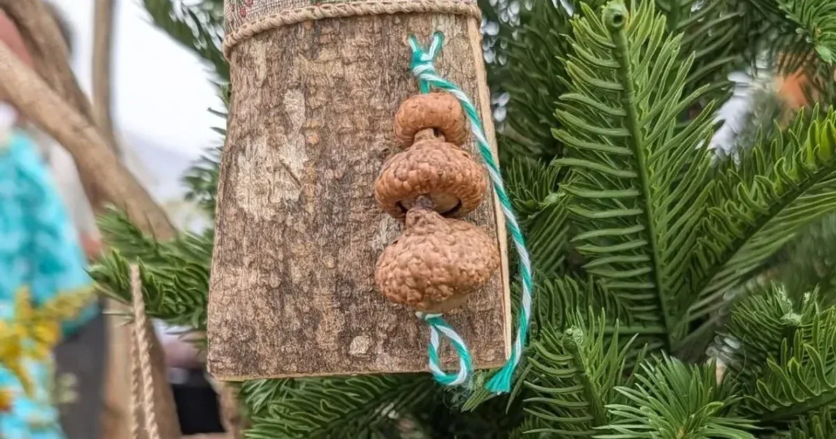 Mini Poplar Bark Basketmaking for Christmas Ornaments