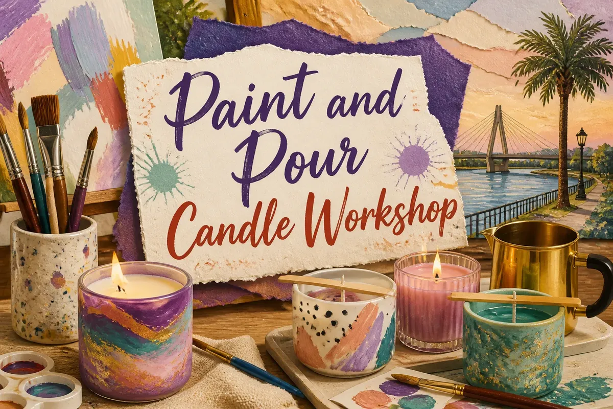 Paint and Pour Candle Workshop
