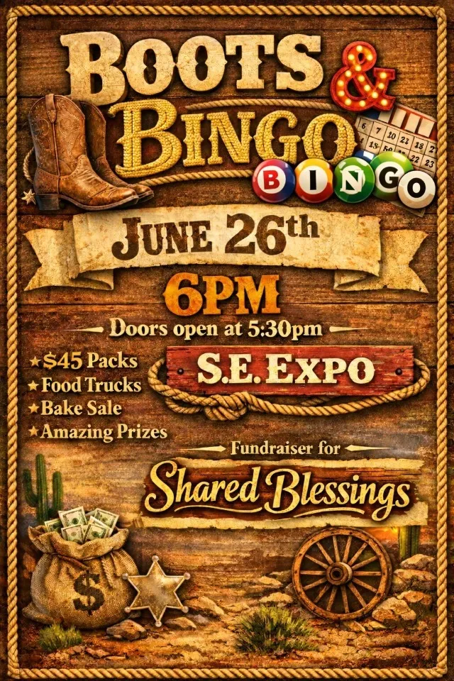 Shared Blessings Boots & Bingo