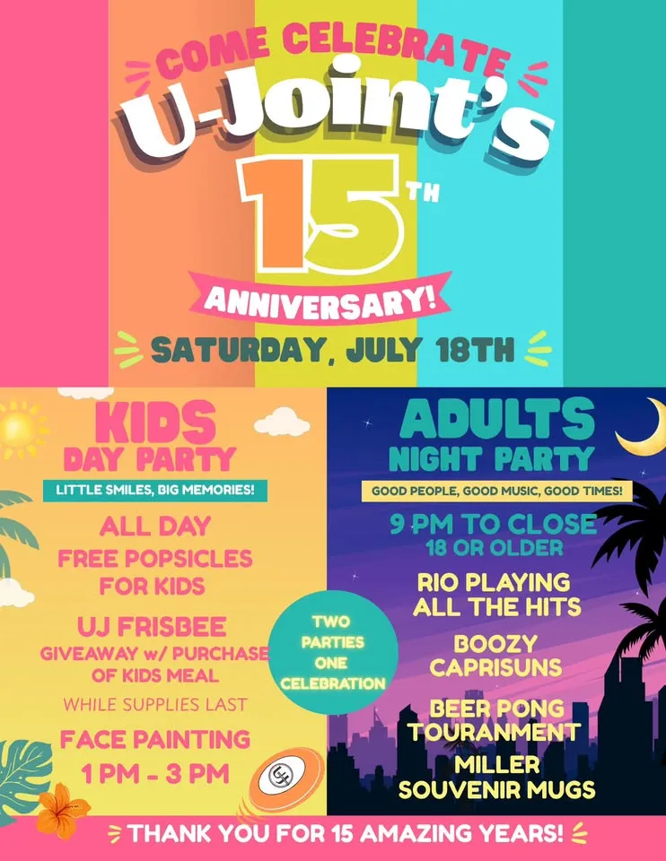 U-Joint’s 15th Anniversary!